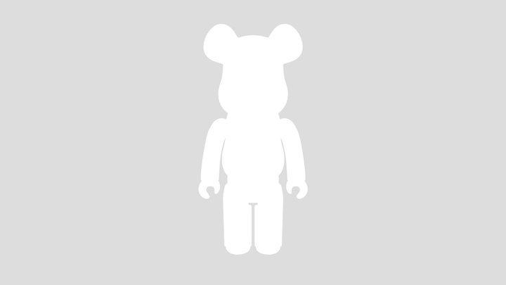 Korean Flag Bear Brick Figurine
