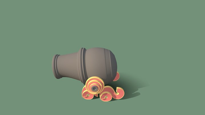 Cannon 3D Model