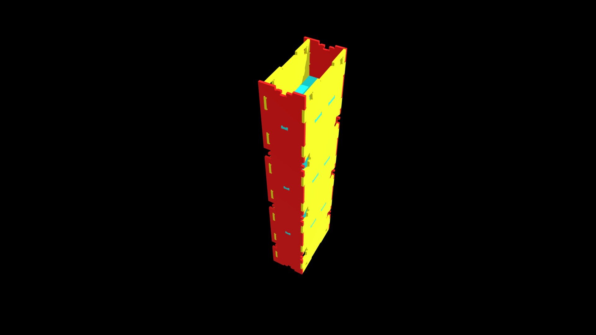 Wall S (edited for 4mm MDF laser model)