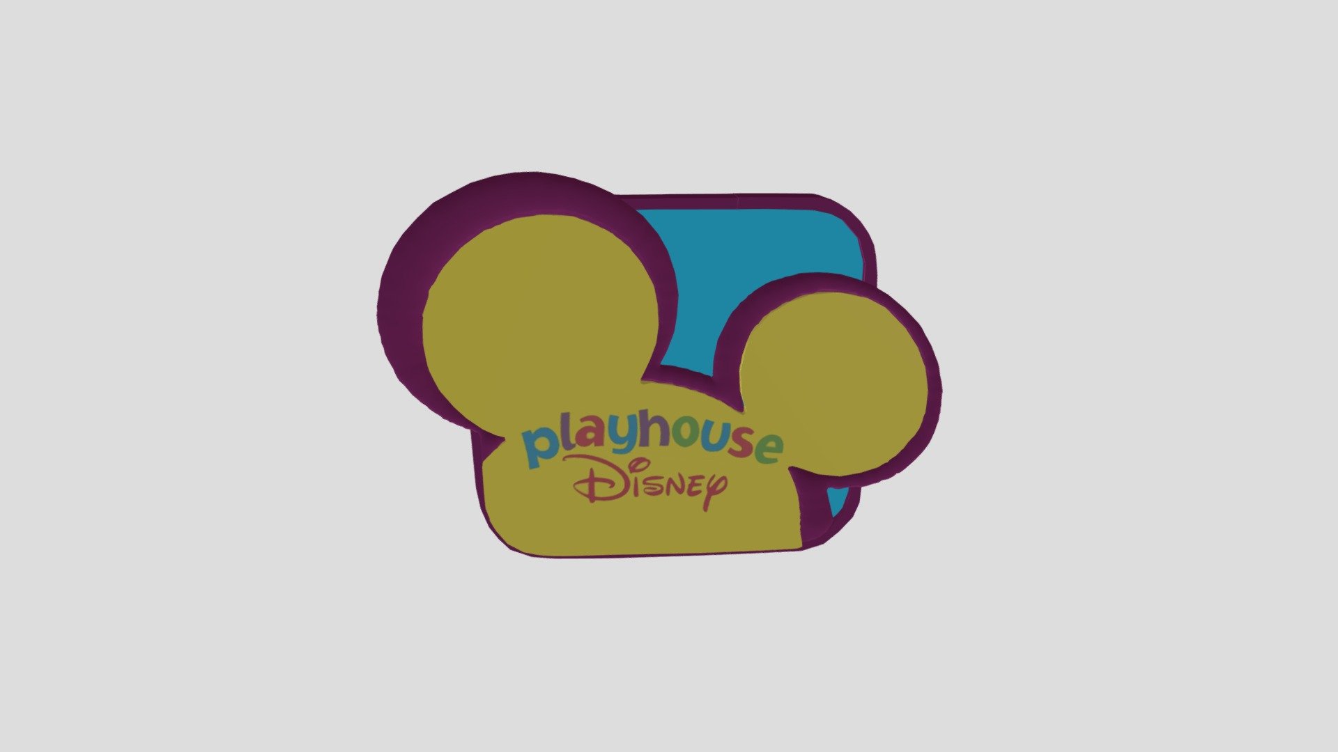 Playhouse Disney Logo (2010) Download Free 3D model by