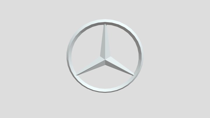 Mercedes Logo 3D Model