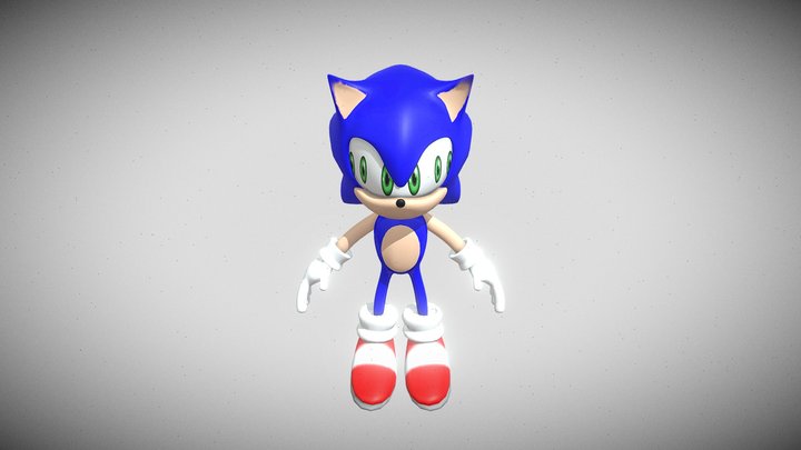 sonic test xd 3D Model