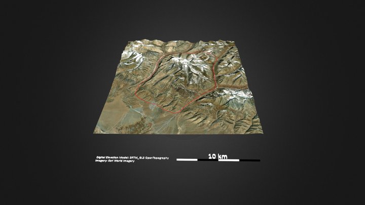 冈仁波齐外转 – Gratis 3D-model STL
