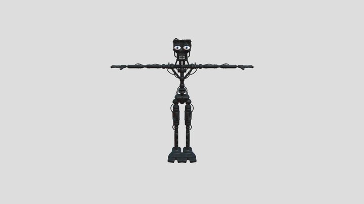 endoskeleton 3D Model