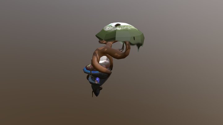 Island Diorama With Animation 3D Model