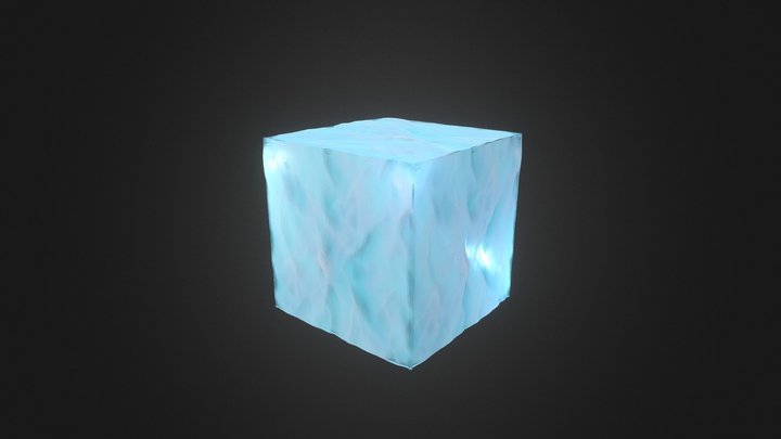 Stylized Snow Material 3D Model