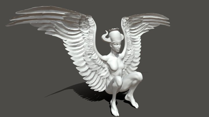 Arpia Sentada_ Dec 3D Model