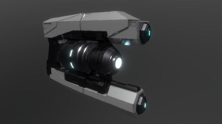 Custom Halo Infinite Armament Blaster – Modello 3D gratuito STL