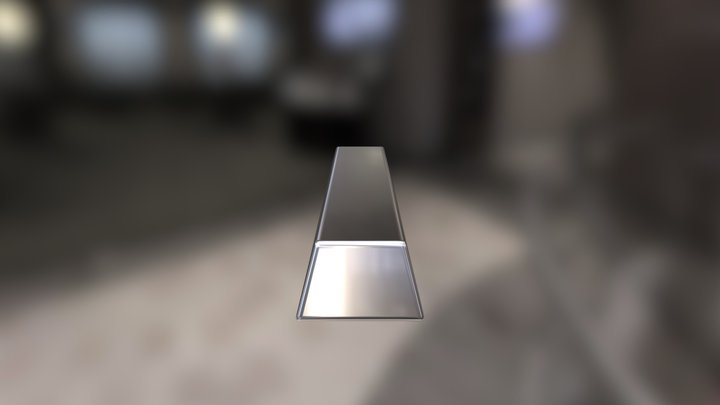 Cast Metal Ingot 3D Model