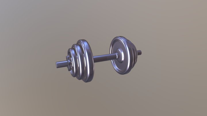 **FREE MODEL** Dumbbell 3D Model