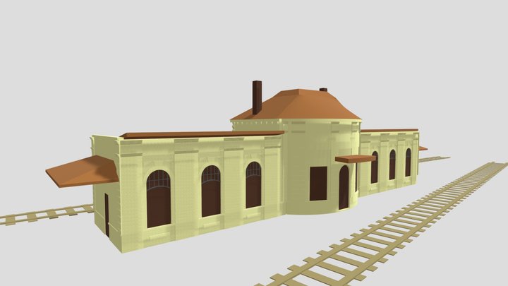 Kazichene Royal Station 3D Model