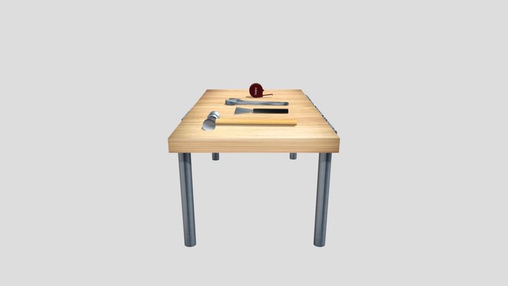 Free Tool Kit And Work bench 3D Model