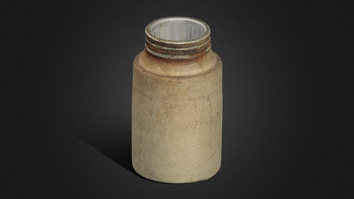 Glass Pottery Vase 3D Model
