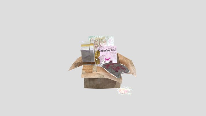 Trash Box 3D Model