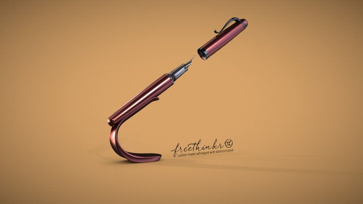 360° Luxury Pen 3D Model