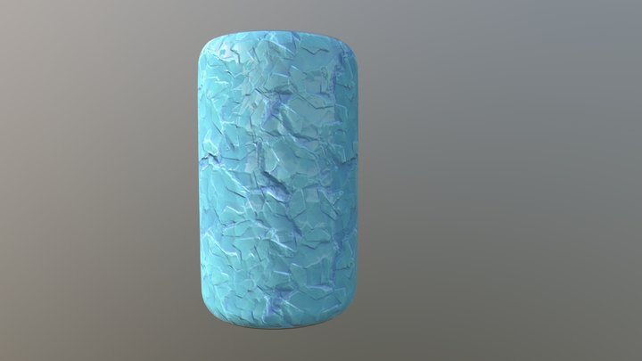 Substance Designer 材質球試作 Ice 3D Model