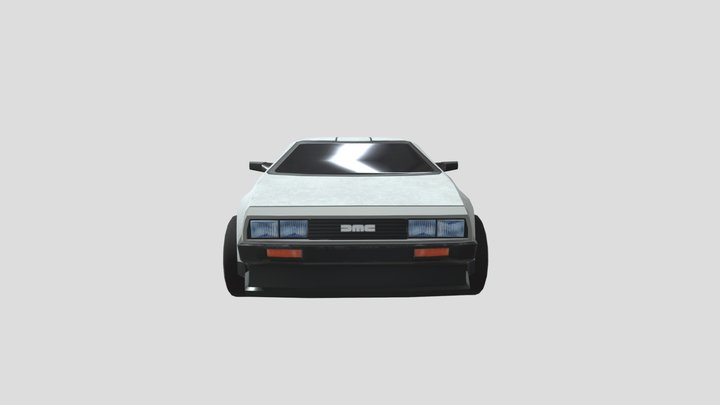 Delorean - Hero Vehicle 3D Model