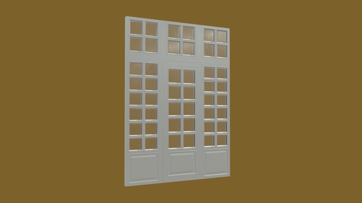 Door Full Classic 3D Model