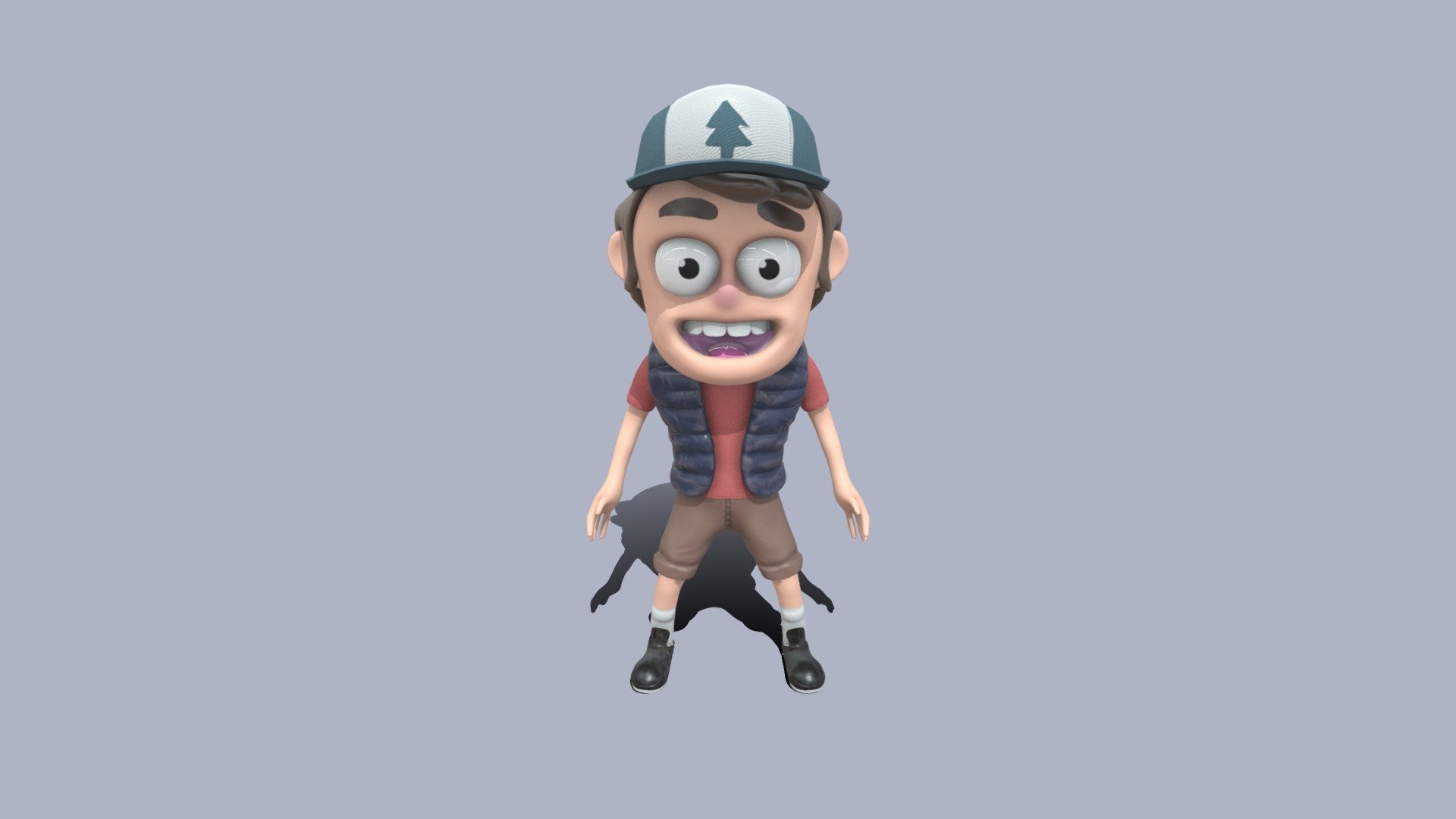 Dipper Pines 3d Model By Lucasdivito D988e7f Sketchfab 7956