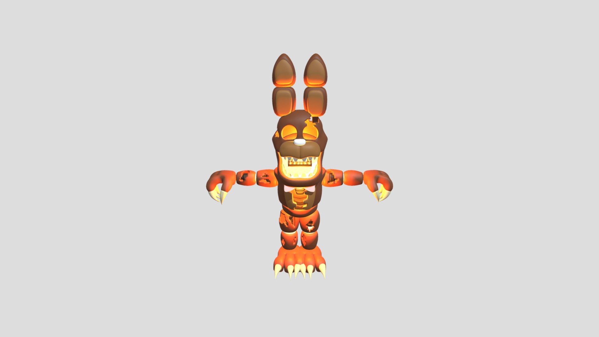 Adventure jack o bonnie - Download Free 3D model by skylajade69