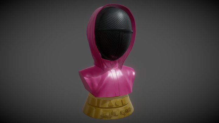 Squid Game - Guard 3D Print 3D Model