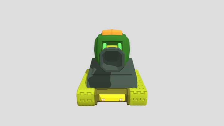 Tank Classic 02 3D Model
