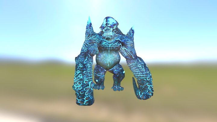 KaijuFranHazardTest 3D Model