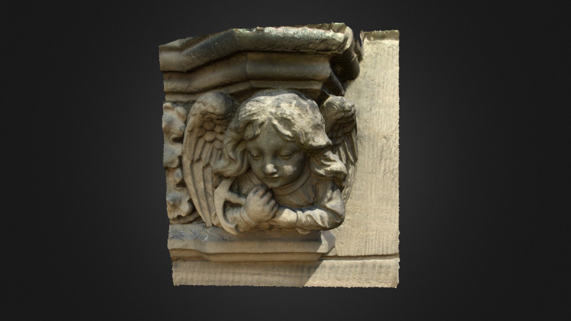 Cherub with anchor, St Andrews