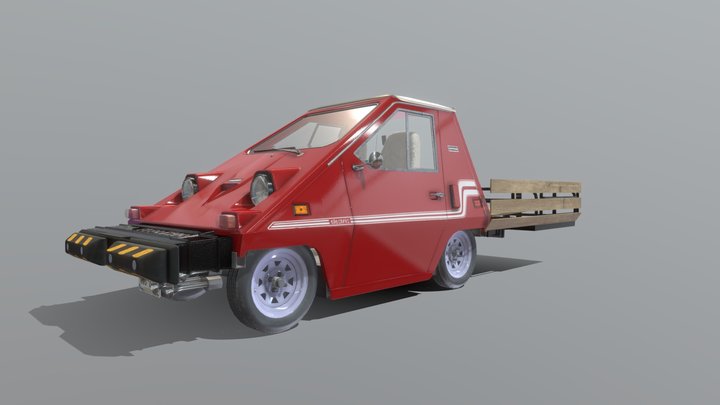 Vangard Citicar - Virtual Production Model 3D Model