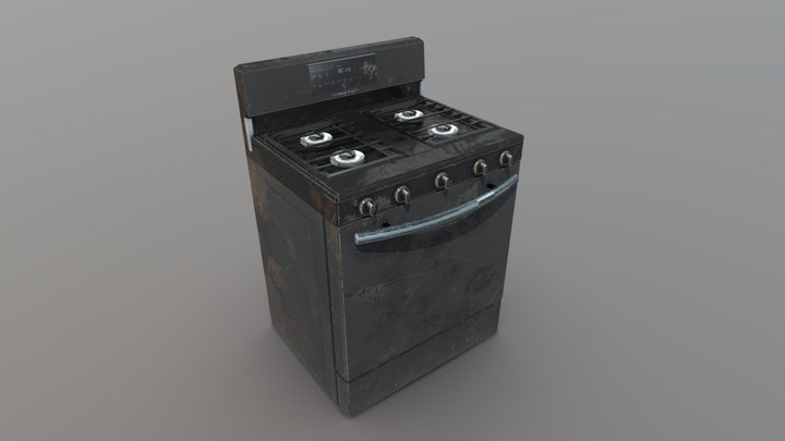 Old Gas Stove and Oven