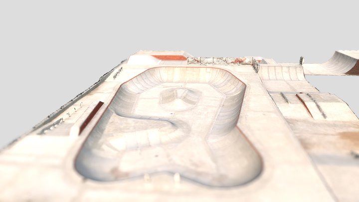 만리포 스케이트파크 3D Model