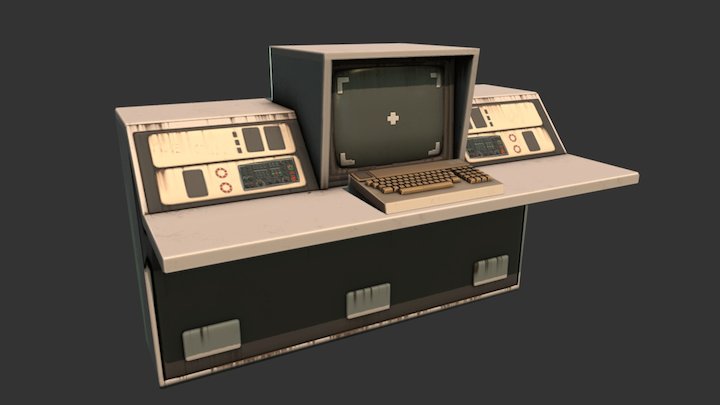 Corroded Terminal 3D Model