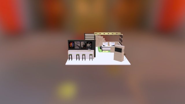 SGO Booth v7 3D Model