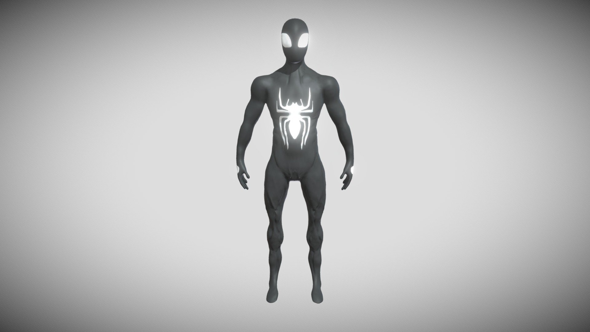Spider Man - Black Suit - 3D model by NDArt (@ldanzera) [d990ae8 ...
