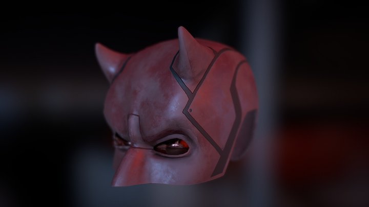 Dare Devil Helm 3D Model