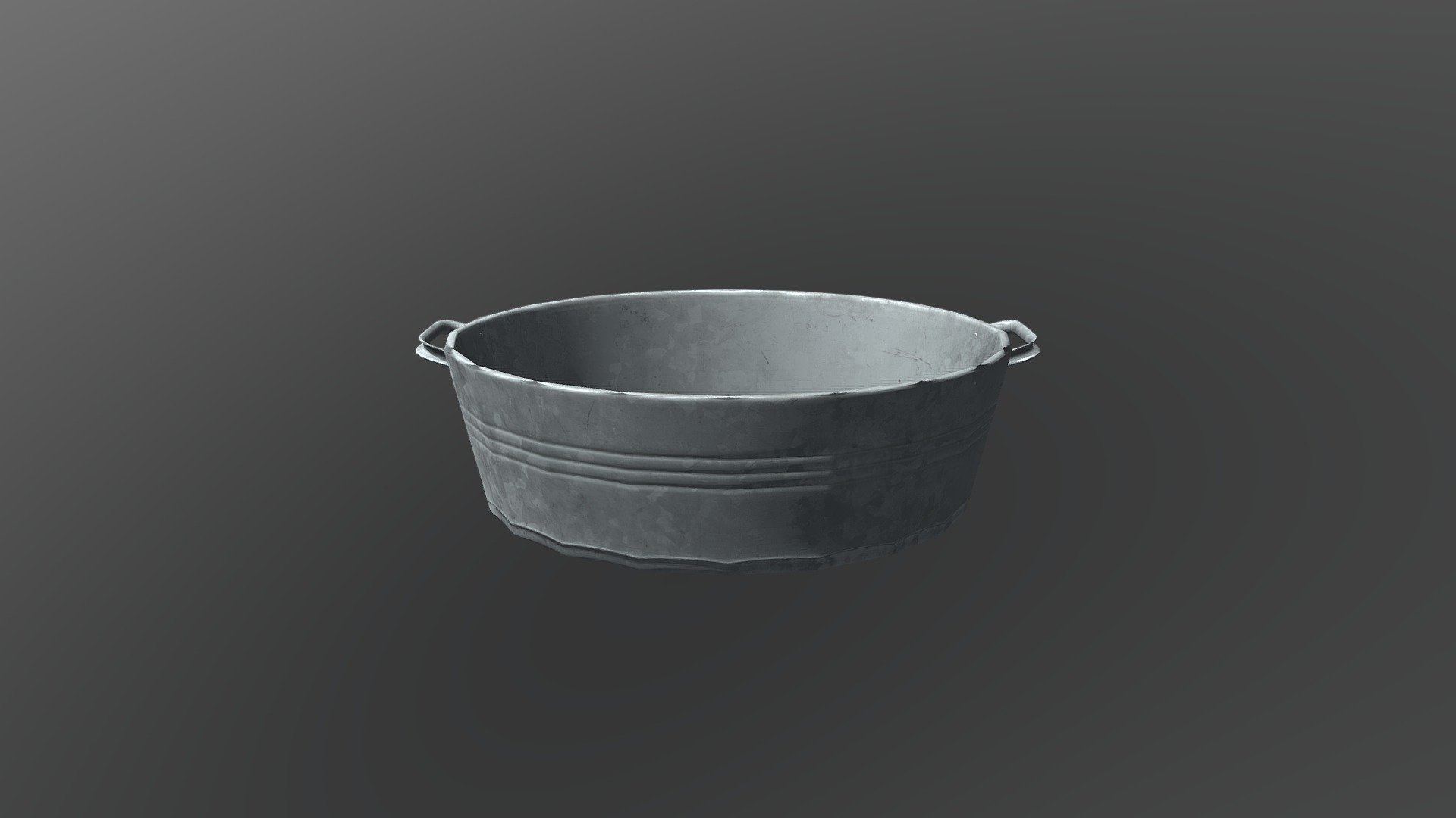 A tin basin