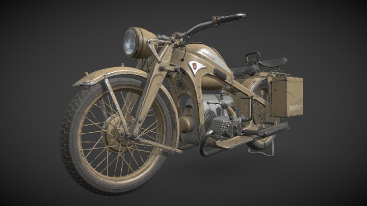 Zundapp KS600 3D Model
