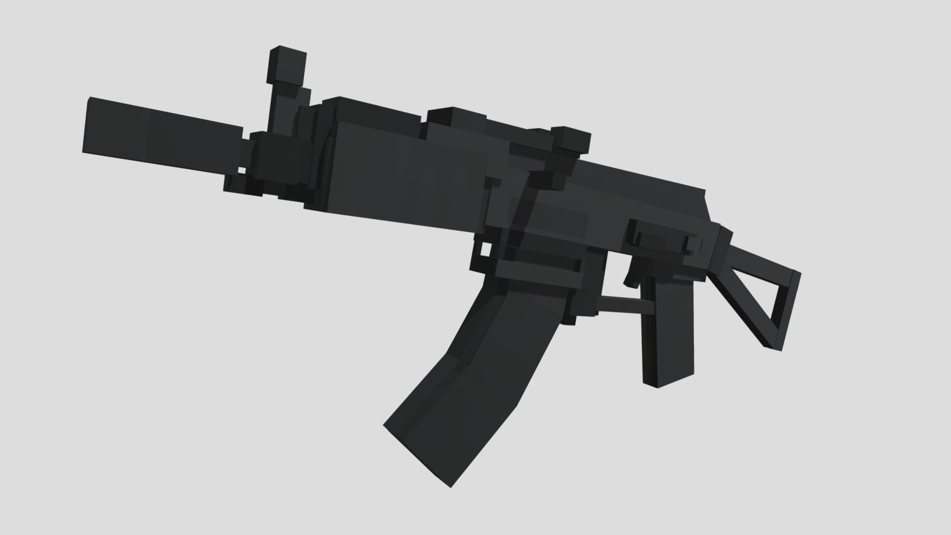 Ak74u (SMG) - Download Free 3D model by Jpantherking131 [d9938b7 ...