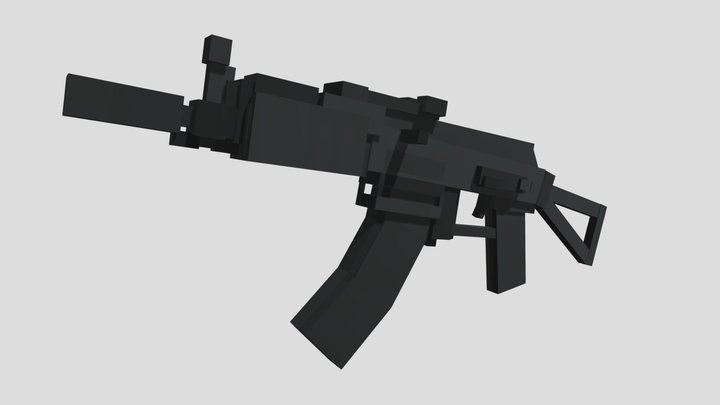 Ak74u (SMG) 3D Model