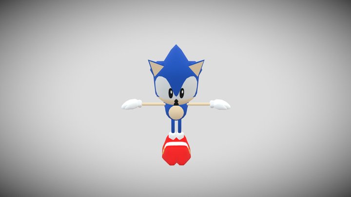 Sonic jam cgi ending 3D Model