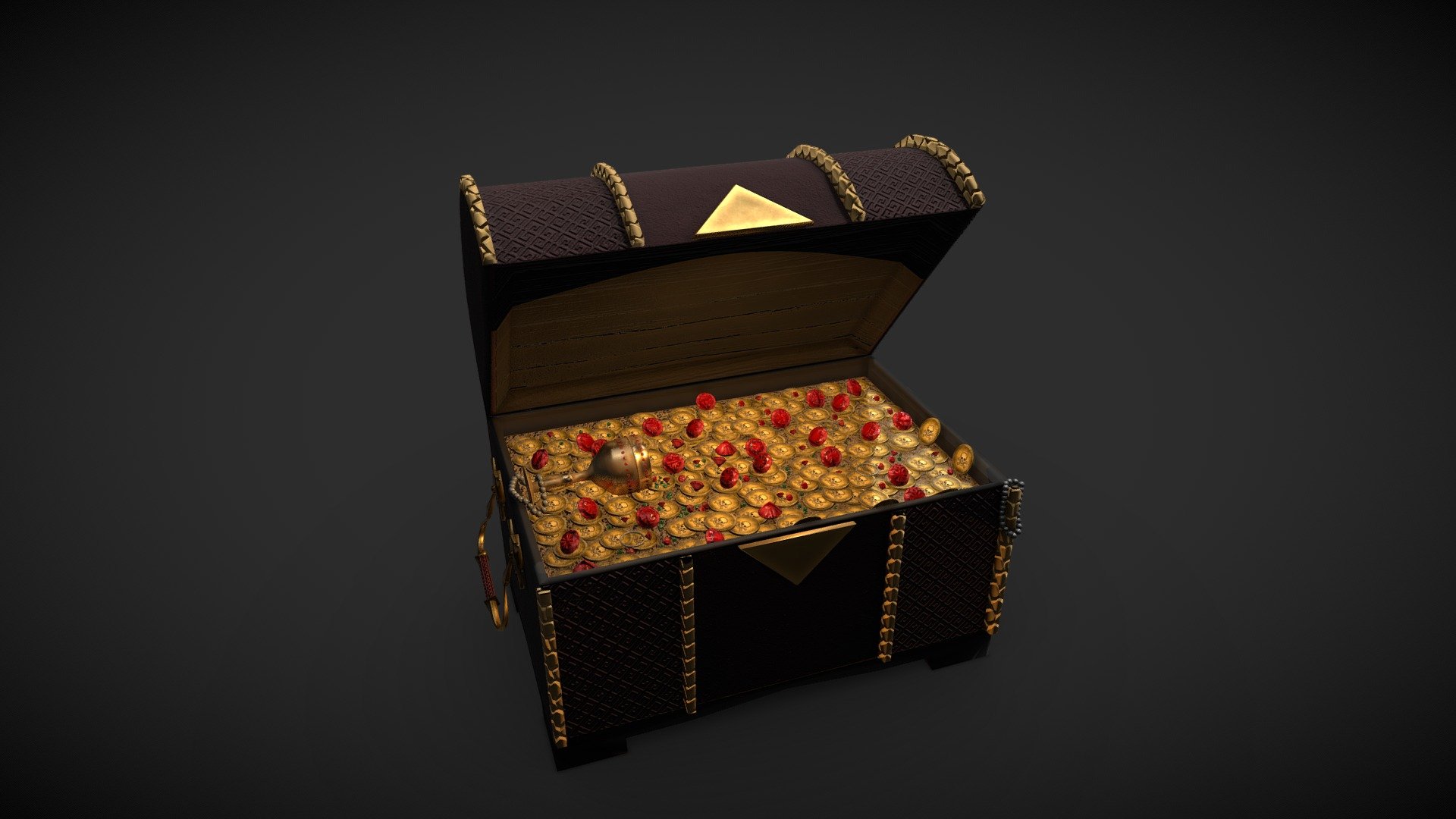Cofre del tesoro / Treasure Chest - 3D model by Lara Foster ...
