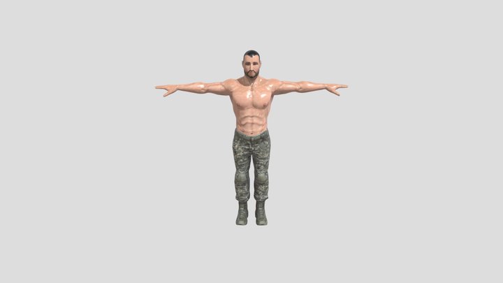 Major Pakistan 3d model pak army 3D Model