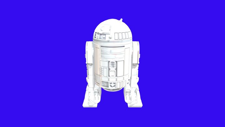 r2-d2 3D Model