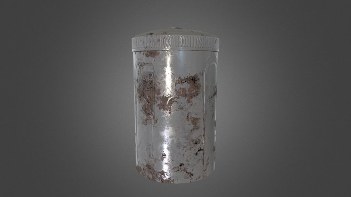 Trash Can 3D Model