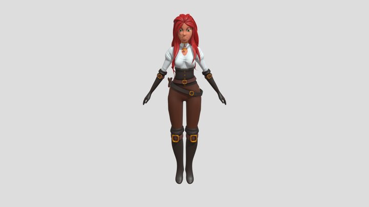 Entrega Modelagem de Personagem 3D Model
