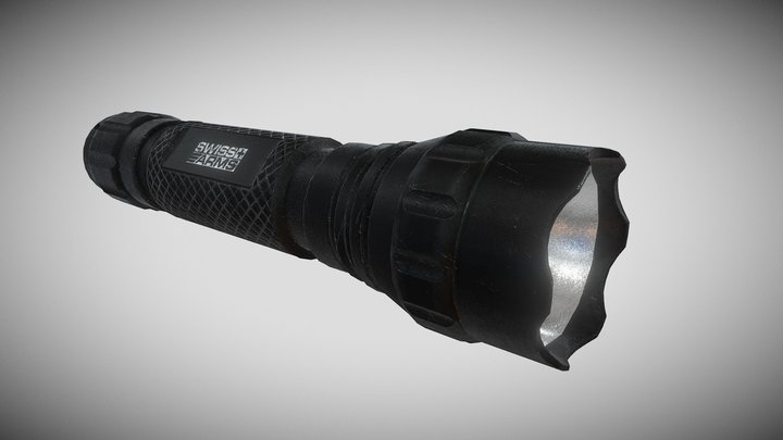 Flashlight Swiss Arms 3D Model