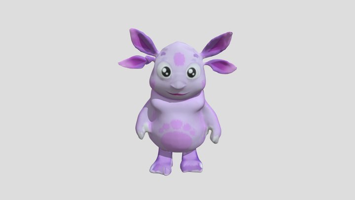 LUNTIK 3D-STARY STYL. 3D Model
