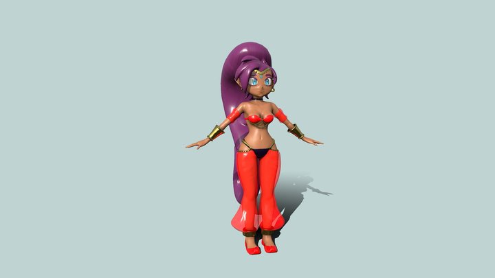 Shantae 3D 3D Model