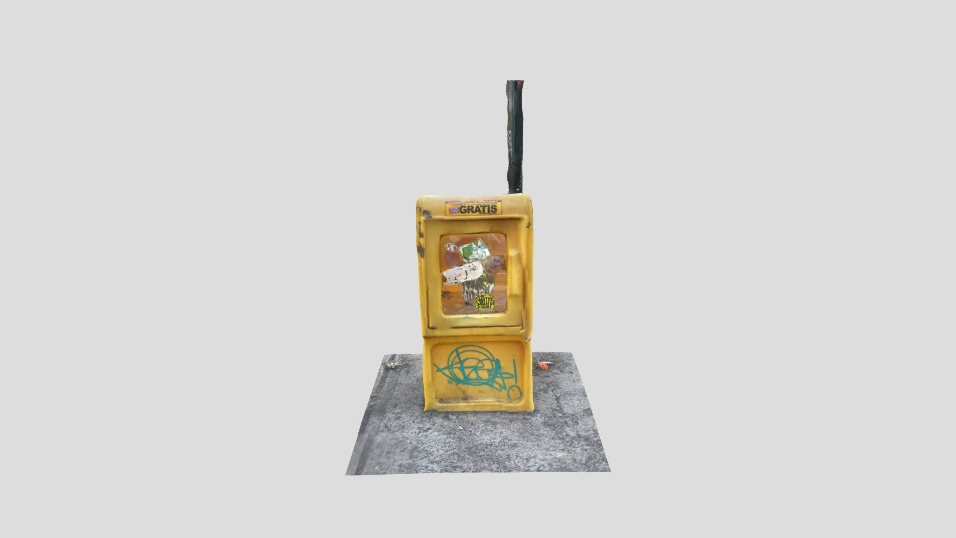 Newspaper Box - Download Free 3D model by micposso [d997e5e] - Sketchfab