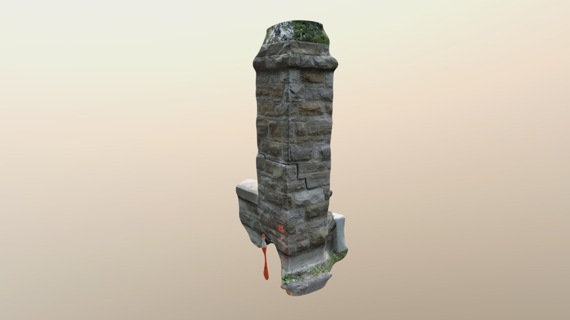 Damaged Pillar